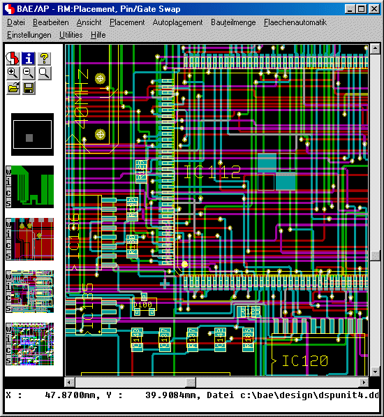 Abbildung 1-2: BAE-Benutzeroberfl&auml;che mit Pulldownmen&uuml;